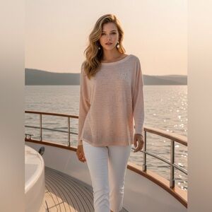 Miss Charm Women Top Rhinestone Size S/M used